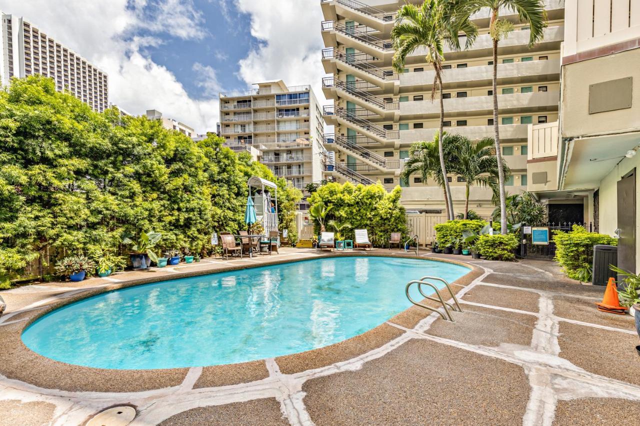 Inviting Waikiki Grand Hotel Room One Block To Beach! Honolulu Exterior foto